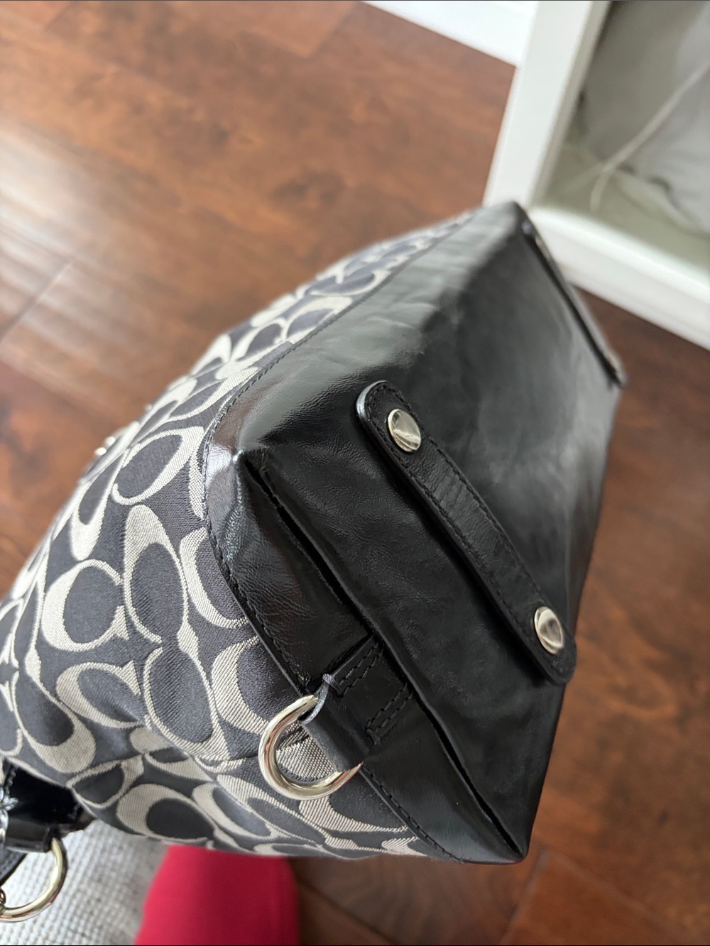Y2K Coach Ashley Signature Satchel with Top Handle or Shoulder Carry F15443 - Picture 7 of 11